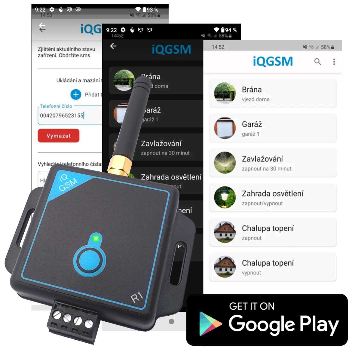 GSM klíč iQGSM-R1 pro 10 uživatelů