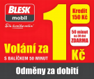 SIM karta Blesk Mobil s aktivovanou funkcí VoLTE